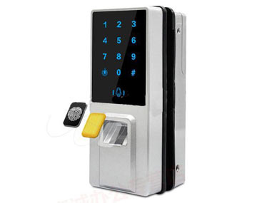 樓宇對講門(mén)禁系統 玻璃門(mén)指紋密碼門(mén)禁鎖